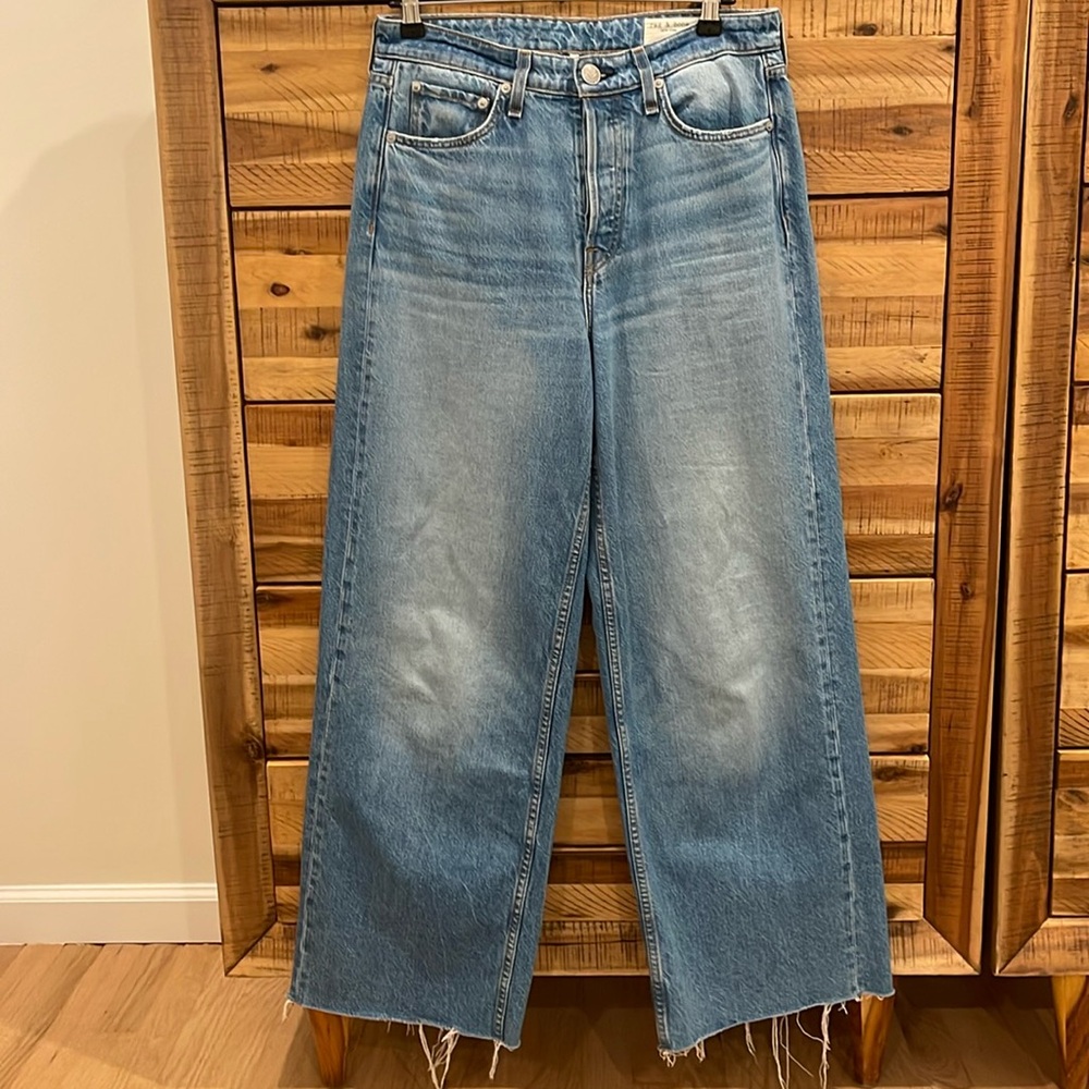 Rag & Bone Maya High Rise Wide Leg in Tulip - 29, Like New